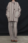 Mutedance 24 Autumn and Winter Sheep Wool Pants MD-MD24FW69-BROWN